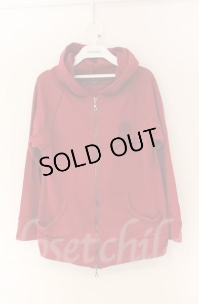 画像1: SEANA / スカルストーンパーカー L レッド T-25-12-13-039-SE-to-YM-ZT1213N (1)