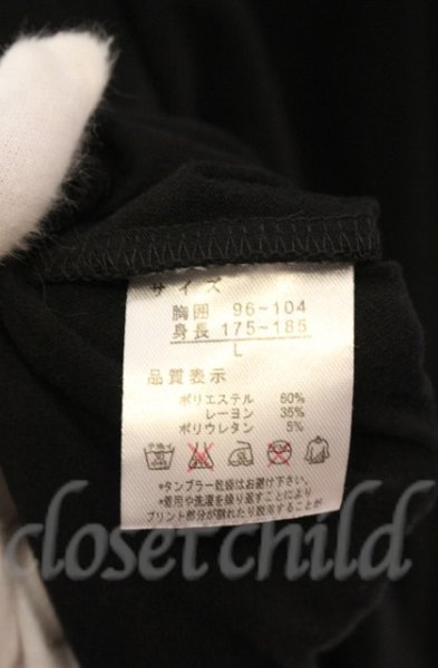 画像4: SEANA / ローズプリントVネックカットソー L ブラック T-25-12-13-040-SE-ts-YM-ZT1213N (4)