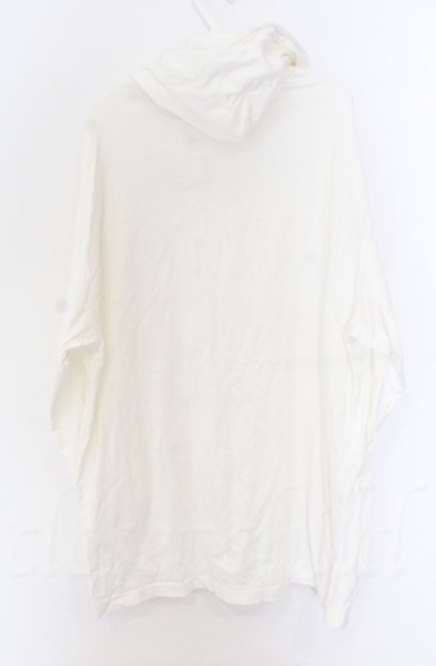 画像2: TheATeR / 有刺鉄線プリントパーカー  ホワイト T-25-12-13-005-Th-to-YM-ZT1213P (2)