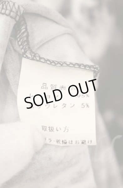 画像4: SEANA / ブリーチ総柄ドレープネックカットソー L ブラックｘホワイト T-25-12-13-043-SE-ts-YM-ZT1213N (4)