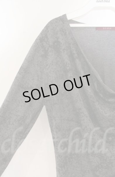 画像2: SEANA / ディープドレープネックカットソー L グレー T-25-12-13-044-SE-to-YM-ZT1213N (2)