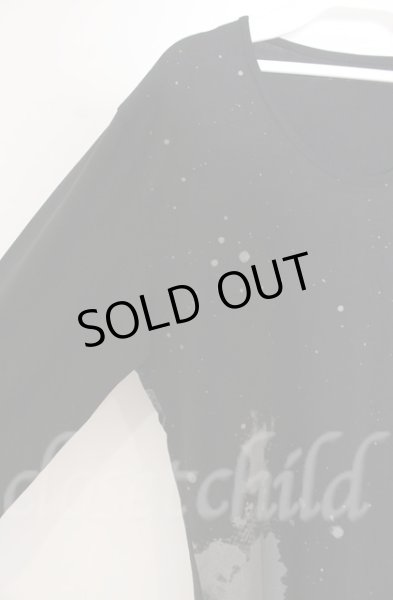 画像2: SEANA / スプラッシュペイントロングカットソー L ブラック T-25-12-13-046-SE-to-YM-ZT1213N (2)