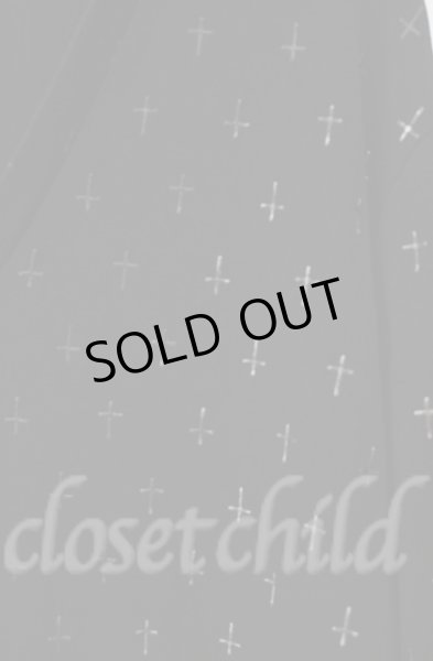 画像2: SEANA / 立体クロス総柄Vネックカットソー L ブラック T-25-12-13-047-SE-to-YM-ZT1213N (2)