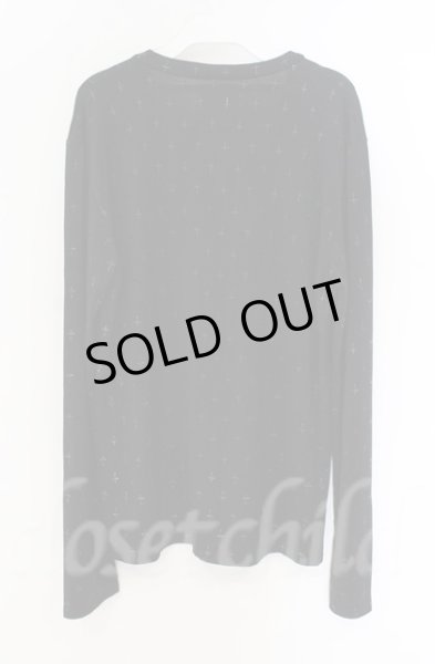 画像5: SEANA / 立体クロス総柄Vネックカットソー L ブラック T-25-12-13-047-SE-to-YM-ZT1213N (5)