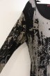 画像2: SEANA / スプラッシュプリントロングカットソー L ブラック T-25-12-13-050-SE-to-YM-ZT1213N (2)