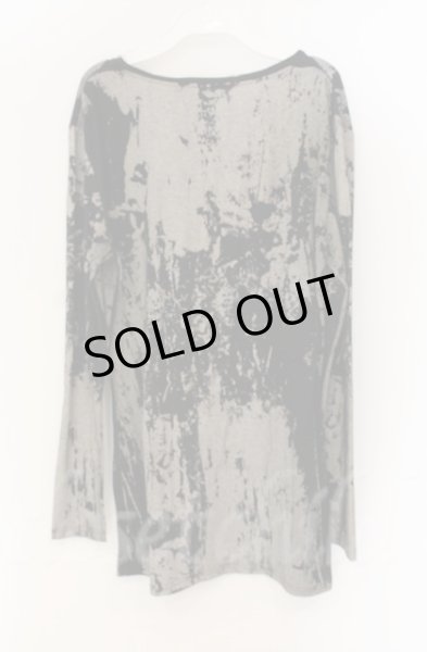 画像3: SEANA / スプラッシュプリントロングカットソー L ブラック T-25-12-13-050-SE-to-YM-ZT1213N (3)