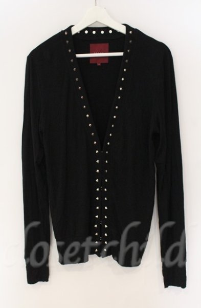 画像1: SEANA / スパイクスタッズカーディガン L ブラック T-25-12-13-053-SE-to-YM-ZT1213N (1)