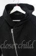 画像2: CIVARIZE / Zenith コーティングロングZIPパーカー 44 ブラック T-25-12-13-007-CI-to-YM-ZT1213P (2)