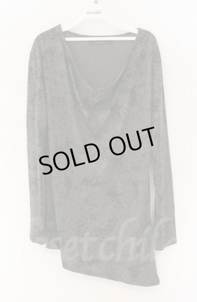 画像1: SEANA / ドレープネックアシンメトリーロングカットソー L グレー T-25-12-13-057-SE-to-YM-ZT1213N (1)