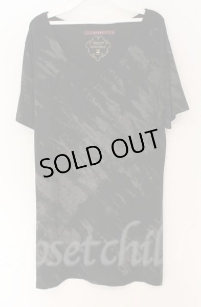 画像1: SEANA / XEROLINE 総柄Tシャツ L ブラック T-25-12-13-058-SE-ts-YM-ZT013 (1)