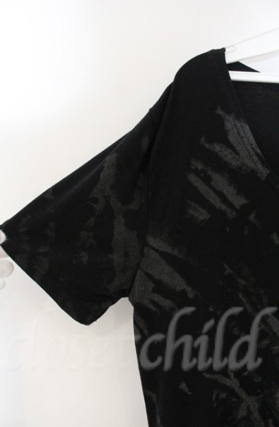 画像2: SEANA / XEROLINE 総柄Tシャツ L ブラック T-25-12-13-058-SE-ts-YM-ZT1213N (2)