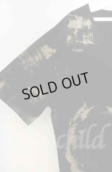 画像2: SEANA / 総柄プリントUネックロングTシャツ XL ブラック T-25-12-13-059-SE-ts-YM-ZT1213N (2)