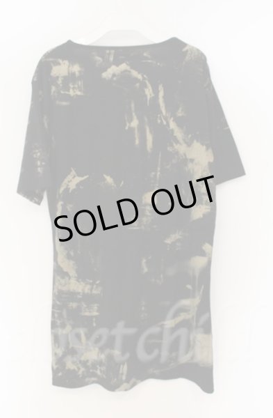 画像3: SEANA / 総柄プリントUネックロングTシャツ XL ブラック T-25-12-13-059-SE-ts-YM-ZT1213N (3)