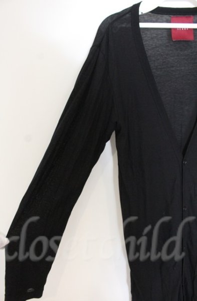 画像2: SEANA / ロングカーディガン L ブラック T-25-12-13-061-SE-to-YM-ZT1213N (2)