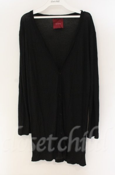 画像1: SEANA / ロングカーディガン  ブラック T-25-12-13-062-SE-to-YM-ZT1213N (1)