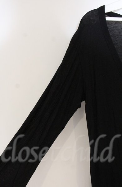 画像2: SEANA / ロングカーディガン  ブラック T-25-12-13-062-SE-to-YM-ZT1213N (2)