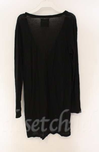 画像3: SEANA / ロングカーディガン  ブラック T-25-12-13-062-SE-to-YM-ZT1213N (3)