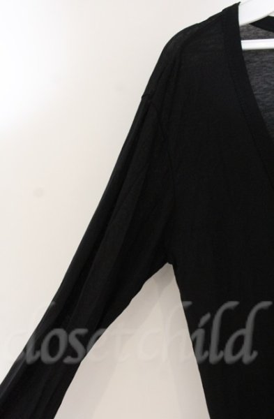 画像2: SEANA / ロングカーディガン  ブラック T-25-12-13-063-SE-to-YM-ZT1213N (2)