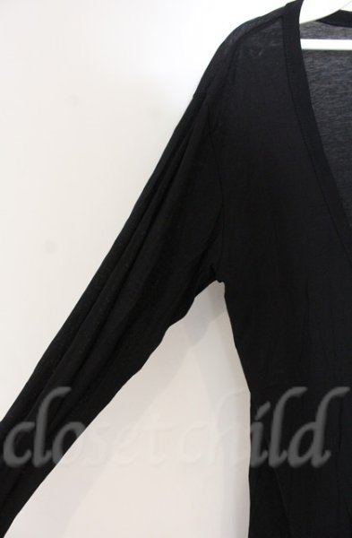 画像2: SEANA / ロングカーディガン  ブラック T-25-12-13-064-SE-to-YM-ZT1213N (2)