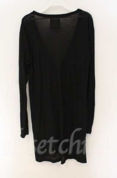 画像3: SEANA / ロングカーディガン  ブラック T-25-12-13-065-SE-to-YM-ZT1213N (3)