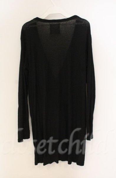 画像3: SEANA / ロングカーディガン  ブラック T-25-12-13-066-SE-to-YM-ZT1213N (3)