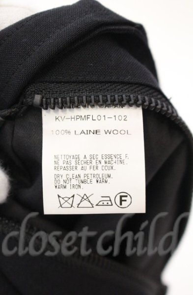 画像4: kiryuyrik / ストレッチウールバムフラップ  ブラック T-25-12-13-067-ki-za-YM-ZT1213P (4)