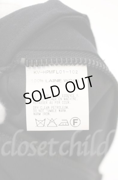 画像4: kiryuyrik / ストレッチウールバムフラップ  ブラック T-25-12-13-067-ki-za-YM-ZT1213P (4)