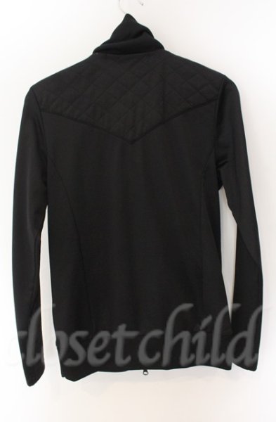 画像4: NO ID. / キルティング切り替えトラックジャージ ジャケット 1 ブラック T-25-12-13-008-NO-ja-YM-ZT1213P (4)