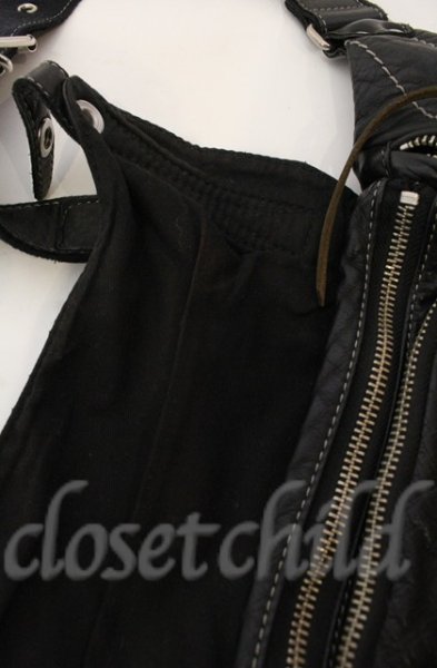 画像5: TORNADO MART / カウレザーボディバッグ  ブラック T-25-12-13-073-TO-ba-YM-ZT1213P (5)