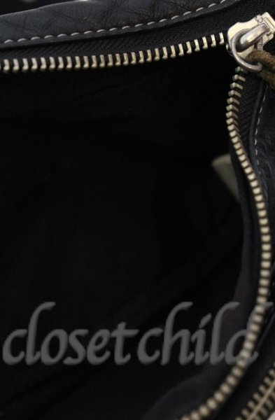 画像6: TORNADO MART / カウレザーボディバッグ  ブラック T-25-12-13-073-TO-ba-YM-ZT1213P (6)