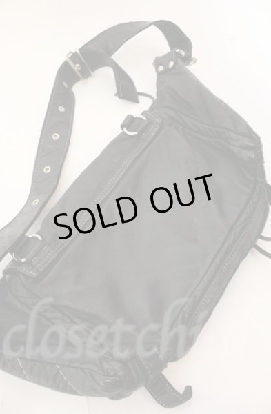 画像8: TORNADO MART / カウレザーボディバッグ  ブラック T-25-12-13-073-TO-ba-YM-ZT155 (8)