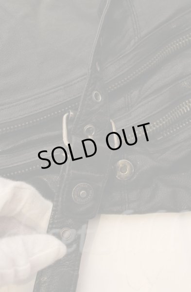 画像5: BUFFALO BOBS / RIDERレザーショルダーバッグ  ブラック T-25-12-13-074-BU-ba-YM-ZT1213P (5)