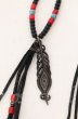 画像3: BLACK HONEY CHILI COOKIE / Peacock Feather Beads ネックレス  ブラックｘマルチ T-25-12-13-076-BL-ac-YM-ZT1213P (3)