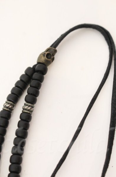 画像5: BLACK HONEY CHILI COOKIE / Peacock Feather Beads ネックレス  ブラックｘマルチ T-25-12-13-076-BL-ac-YM-ZT1213P (5)