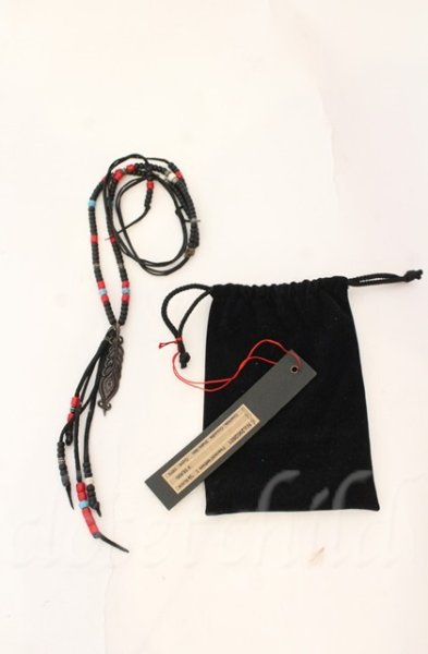画像7: BLACK HONEY CHILI COOKIE / Peacock Feather Beads ネックレス  ブラックｘマルチ T-25-12-13-076-BL-ac-YM-ZT1213P (7)