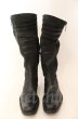 画像2: Hiromu Takahara / クラッシュディアロングブーツ 42（約27cm） ブラック T-25-12-13-078-Hi-sho-YM-ZT1213P (2)