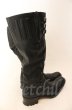 画像4: Hiromu Takahara / クラッシュディアロングブーツ 42（約27cm） ブラック T-25-12-13-078-Hi-sho-YM-ZT1213P (4)