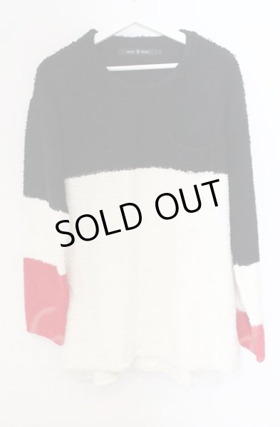 画像1: NO ID. BLACK / Cニットループバイカラープルオーバー ONE マルチ T-25-12-13-014-NO-to-YM-ZT105 (1)