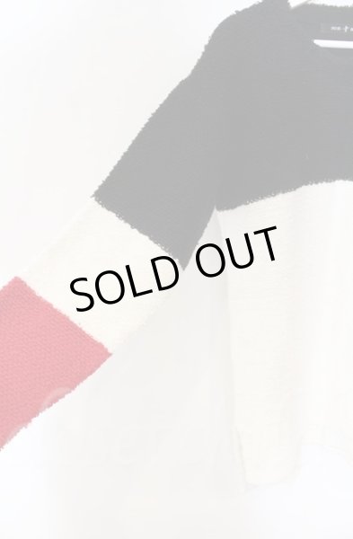 画像2: NO ID. BLACK / Cニットループバイカラープルオーバー ONE マルチ T-25-12-13-014-NO-to-YM-ZT105 (2)