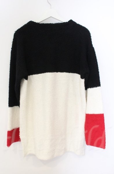 画像3: NO ID. BLACK / Cニットループバイカラープルオーバー ONE マルチ T-25-12-13-014-NO-to-YM-ZT1213P (3)