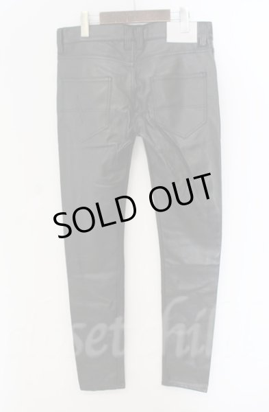 画像3: NO ID. BLACK / シンセティックレザーウォームスキニーパンツ 2 ブラック T-25-12-13-015-NO-pa-YM-ZTML031 (3)