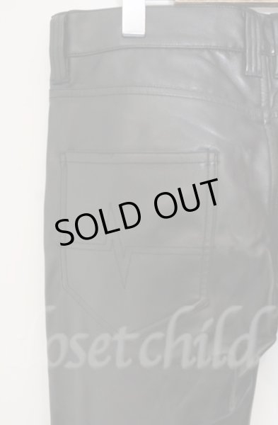 画像4: NO ID. BLACK / シンセティックレザーウォームスキニーパンツ 2 ブラック T-25-12-13-015-NO-pa-YM-ZTML031 (4)