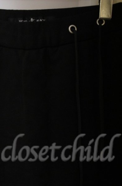 画像2: NO ID. BLACK / ラップバギーアンクルパンツ 1 ブラック T-25-12-13-016-NO-pa-YM-ZT1213P (2)