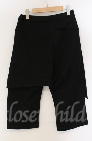 画像3: NO ID. BLACK / ラップバギーアンクルパンツ 1 ブラック T-25-12-13-016-NO-pa-YM-ZT1213P (3)