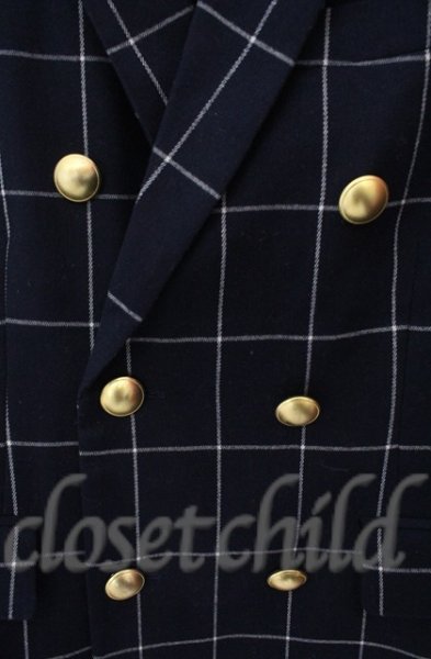 画像2: GOSTAR DE FUGA / Pario ストレッチダブルテーラードジャケット 44 ネイビー T-25-12-13-002-GO-ja-YM-ZT1213N (2)