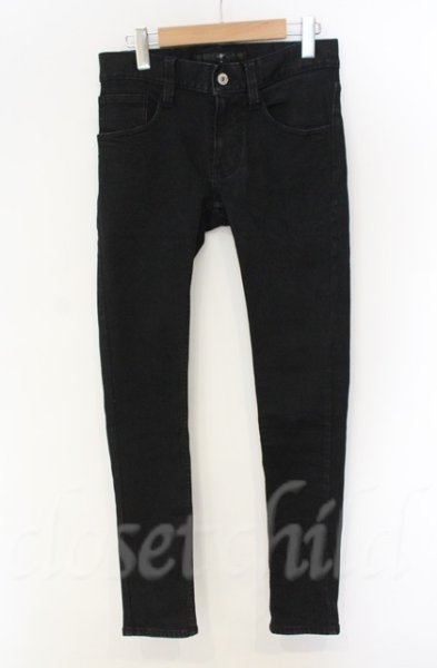 画像1: NO ID. BLACK / Cストレッチコーティングスキニーパンツ 1 ブラック T-25-12-13-019-NO-pa-YM-ZT1213P (1)