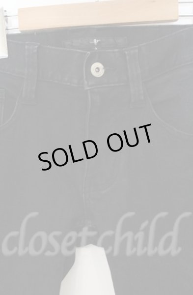 画像2: NO ID. BLACK / Cストレッチコーティングスキニーパンツ 1 ブラック T-25-12-13-019-NO-pa-YM-ZT1213P (2)