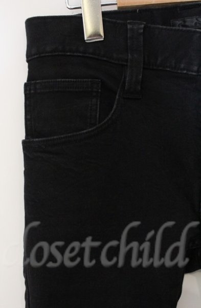 画像3: NO ID. BLACK / Cストレッチコーティングスキニーパンツ 1 ブラック T-25-12-13-019-NO-pa-YM-ZT1213P (3)