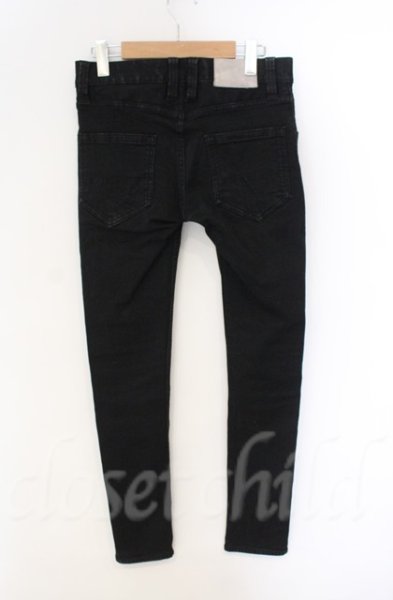 画像4: NO ID. BLACK / Cストレッチコーティングスキニーパンツ 1 ブラック T-25-12-13-019-NO-pa-YM-ZT1213P (4)