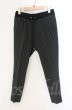 画像1: NO ID. / TRストレッチアンクルトラウザーズパンツ 1 ブラック T-25-12-13-020-NO-pa-YM-ZT1213P (1)